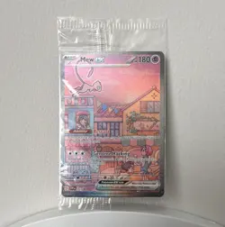 Sealed Pokemon Mew ex 053 Sv: Scarlet & Violet Promo Holo Promo English 180 HP - Image 1