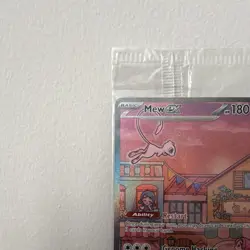 Sealed Pokemon Mew ex 053 Sv: Scarlet & Violet Promo Holo Promo English 180 HP - Image 3