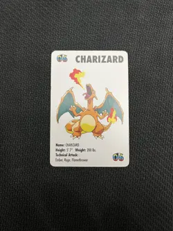 Charizard 1998 KFC Pokemon Card Game Promo #06 Mini Card Vintage - Image 1
