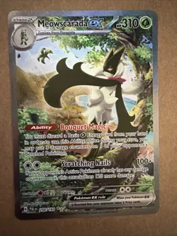 Pokemon TCG Meowscarada EX 256/193 Paldea Evolved Special Illustration Rare Holo - Image 1