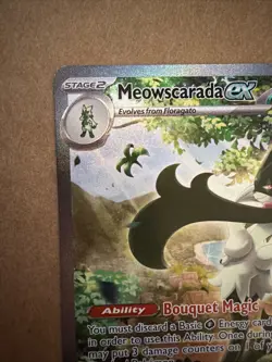 Pokemon TCG Meowscarada EX 256/193 Paldea Evolved Special Illustration Rare Holo - Image 2