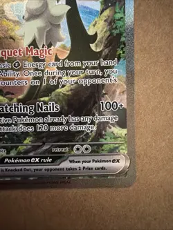 Pokemon TCG Meowscarada EX 256/193 Paldea Evolved Special Illustration Rare Holo - Image 4