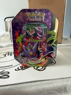 Pokemon TCG Mega Moonlit Tin Mega Gengar ex - Factory Sealed - Free Shipping - Image 1