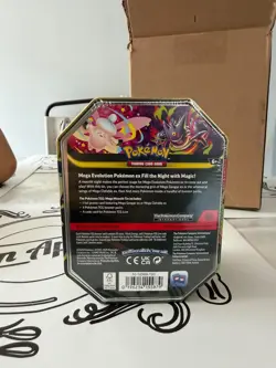 Pokemon TCG Mega Moonlit Tin Mega Gengar ex - Factory Sealed - Free Shipping - Image 2