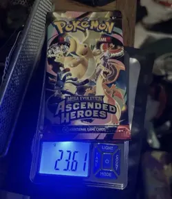 HEAVY! GOD PACKUU SIRUU 23.6|g • • Ascended Heroes Pokemon TCG Booster (SEALED) - Image 1