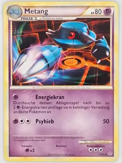 Metang 33/95 Pokemon - German HGSS Unleashed MP - Image 1