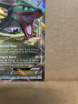 Pokemon Rayquaza EX 85/124 Dragons Exalted Ultra Rare Holo HP170 Basic Card - Image 5