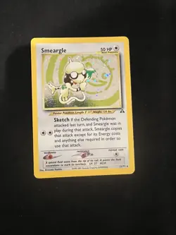 Pokemon Smeargle 11/75 Holo Swirl Neo Discovery Card - Image 1