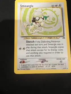 Pokemon Smeargle 11/75 Holo Swirl Neo Discovery Card - Image 5