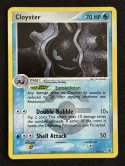 Cloyster Pokemon Card Reverse Holo Rare 20/112 EX FireRed & LeafGreen LP+ - Image 1