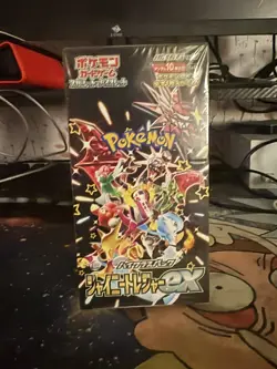 Pokemon TCG Japanese Shiny Treasure EX Booster Box 10 Booster Packs, Sealed/New - Image 1