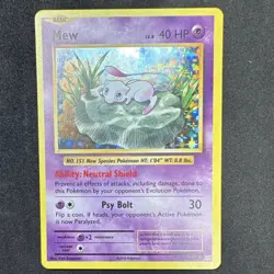 Pokemon Mew 53/108 Evolutions Holo Rare 2016 40 HP - Image 1