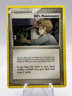 Bill's Maintenance 87/112 EX FireRed & LeafGreen Pokemon NM - Image 1