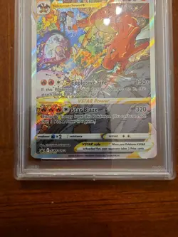 2022 Pokemon SWSH BSP Ultra Premium Collection #262 FA/Charizard VSTAR PSA 9 - Image 3