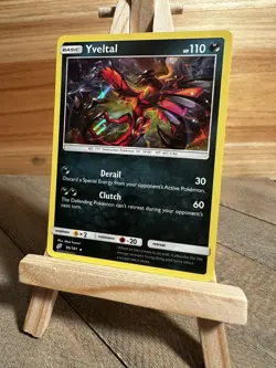 Pokemon SM - Team Up Holo Rare Yveltal #95/181 Lightly played - Image 1
