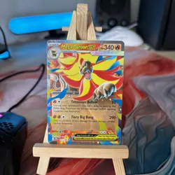 Mega Pyroar EX 015/086 Chaos Rising Double Rare Pokemon TCG NM - Image 1