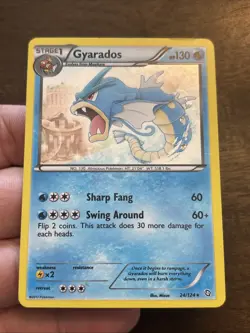 Pokemon TCG Gyarados Dragons Exalted 24/124 Cosmos Holo Rare 2012 Mid Era - Image 1