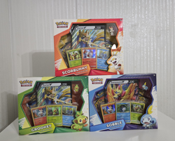 Pokemon TCG Sealed Galar Collection Lot (3) Scorbunny Grookey Sobble - Image 1