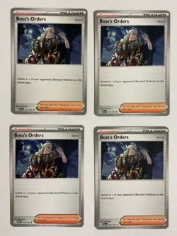 Pokemon TCG Boss’s Orders Trainer x4 - NM - Image 1