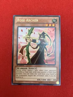 Rose Archer (PRIO-EN093) Yu-Gi-Oh! Warrior Card - 1st Edition - Image 1
