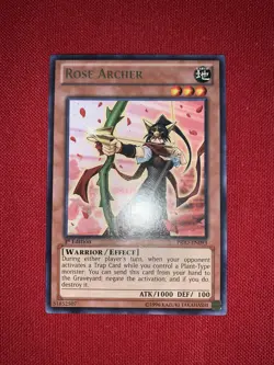 Rose Archer (PRIO-EN093) Yu-Gi-Oh! Warrior Card - 1st Edition - Image 2