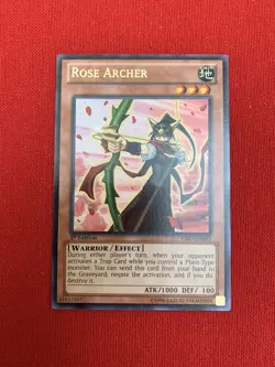 Rose Archer (PRIO-EN093) Yu-Gi-Oh! Warrior Card - 1st Edition - Image 3