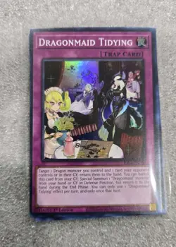 X3 Dragonmaid Tidying RA04-EN102 Super Rare 1st Edition NM Yugioh - Image 1