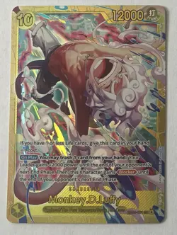 One Piece TCG GOLD SEC Monkey D Luffy Adventure On Kami’s Island EB04-061 OP15 - Image 1