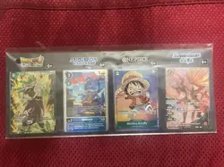 SEALED Gen Con 2023 Promo One Piece TCG Monkey D. Luffy Digimon DragonBall Z - Image 1