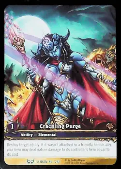 World of Warcraft TCG Crackling Purge (Extended Art) - The Hunt for Illidan 85/2 - Image 1