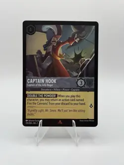 Disney Lorcana TCG The First Chapter Captain Hook 173/204 Rare Foil - Image 1