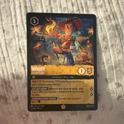 Woody - Jungle Guide 15/204 Floodborn Rare Foil English Disney Lorcana TCG - Image 1