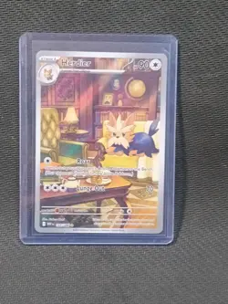 Pokemon TCG Herdier White Flare Illustration Rare Card 155/086 - Image 2