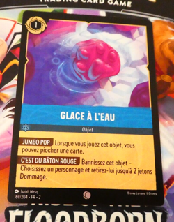 LORCANA TRADING CARD GAME TCG DISNEY CHAPITRE 2 CARTE GLACE 169/204 FR NM - Image 1