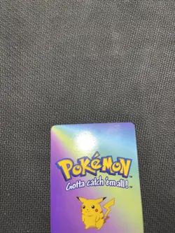 1998 POKEMON PIKACHU CARD KFC MINI NINTENDO #1 - Image 3