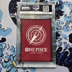 Monkey D Luffy OP01-003 PSA 10 Leader Parallel Romance Dawn One Piece Card UK - Image 3