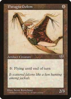 MTG magic 1x Patagia Golem (M/NM) Mirage - Image 1