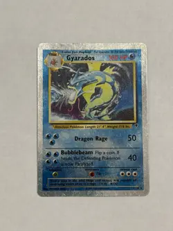 Pokemon Legendary Collection Reverse Holo Gyrados Card 12/110 - Image 1