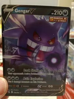 Pokemon TCG Gengar V Fusion Strike + 20 Random Cards - Image 1