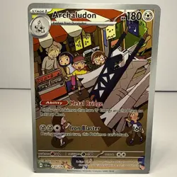 Pokemon Card Archaludon 155/142 Stellar Crown Illustration Holo Rare - Image 1