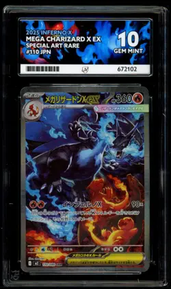 Mega Charizard EX 110/080 ACE 10 - Inferno X - Pokemon Card - Image 1