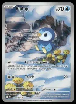 Pokemon Cards Piplup 098/094 Phantasmal Flames Illustration Rare NM *1 - Image 1