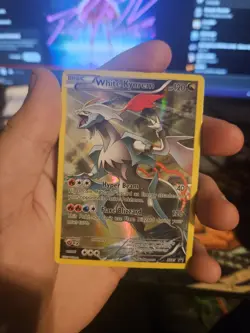 White Kyurem XY81 Holo Full Art XY Promo Pokemon Card - Image 1