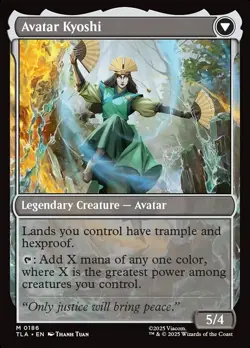 [MTG] The Legend of Kyoshi // Avatar Kyoshi (0186) (TLA) NM - Image 2