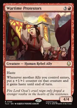 [MTG] Wartime Protestors (0160) (TLA) NM - Image 1