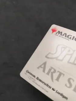 Gwenom, Remorseless 8/54 | MTG Spider Man Art Series | Crimped | NM - Image 3