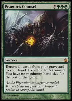 MTG Magic - Praetor's Counsel - Mirrodin Besieged - Mythic Rare - NM - Image 1