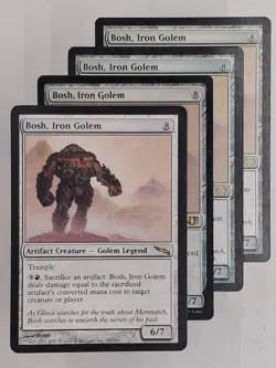 4x Bosh, Iron Golem Mixed Set LP+ Small Seller 📨 Fast Free Shipping! - Image 1