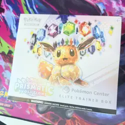 Prismatic Evolutions Pokemon Center Elite Trainer Box ETB New Sealed MINT - Image 1