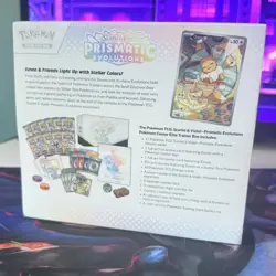 Prismatic Evolutions Pokemon Center Elite Trainer Box ETB New Sealed MINT - Image 4